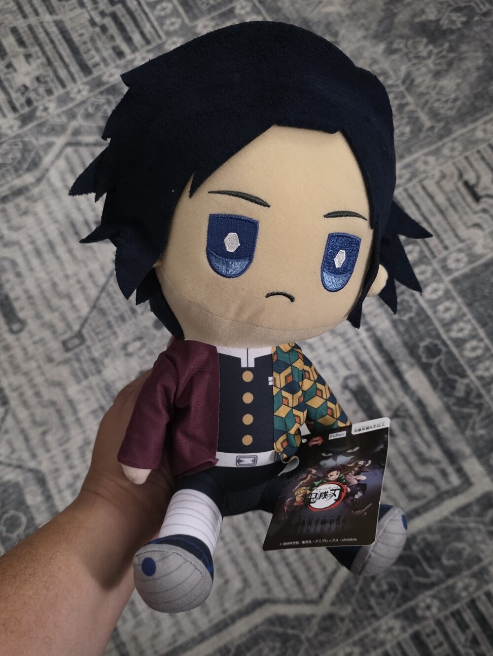 Demon Slayer Giyuu Tomioka Plush Stuffed Toy Doll Kimetsu No Yaiba Furyu 10 In.